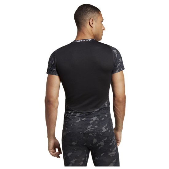 Adidas Ανδρική κοντομάνικη μπλούζα Techfit AOP Tee